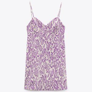 Zara Jacquard Mini Dress